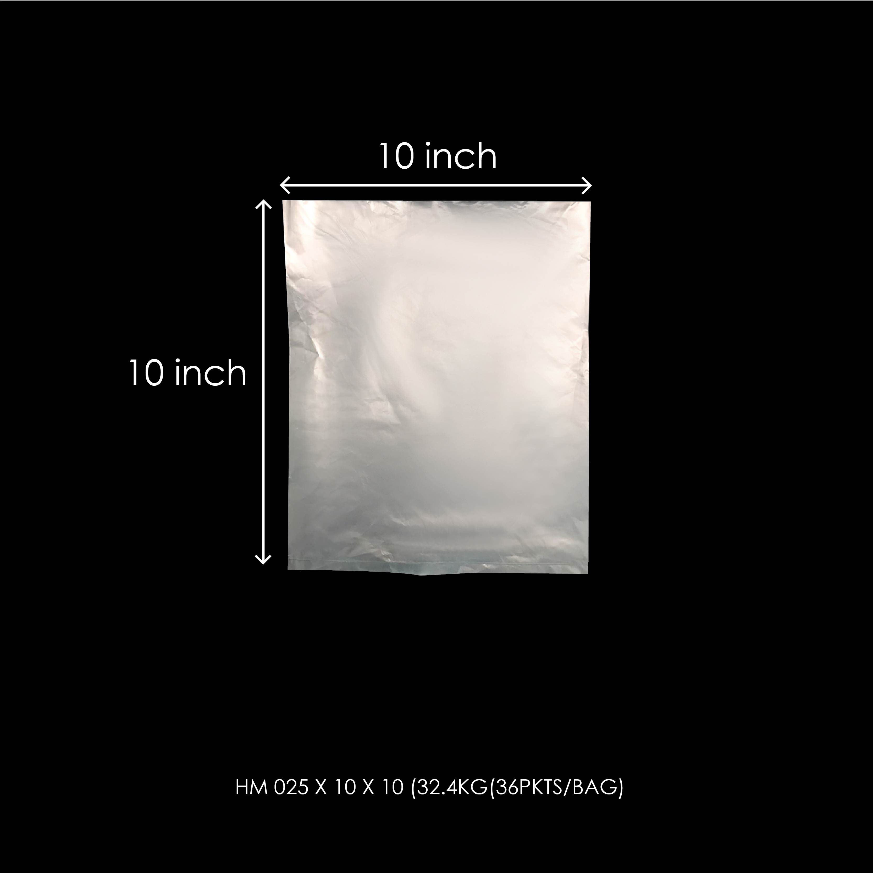 HM 0.025MM X 10" X 10" 